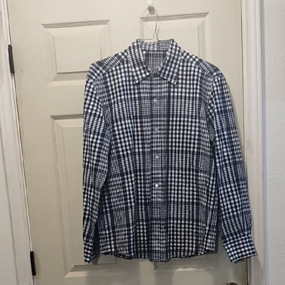 No Label Black and White Checkered Shirt
